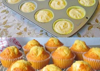 Omas Quark Muffins mit Vanillepudding, Ich bin in die verliebt!