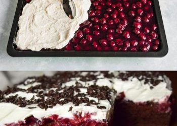 Omas Schwarzwälder vom Blech, woow macht süchtig!