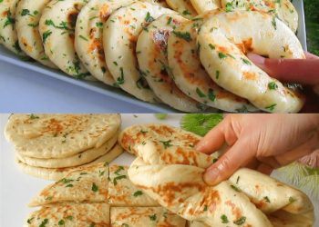 SUPER weiche Knoblauchfladen in 10 Minuten