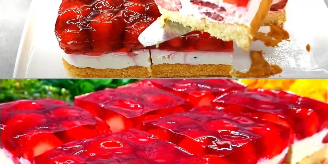 Der berühmteste Erdbeerkuchen, der auf der Zunge zergeht – Unglaublich leckerer Kuchen in 15 Minuten!