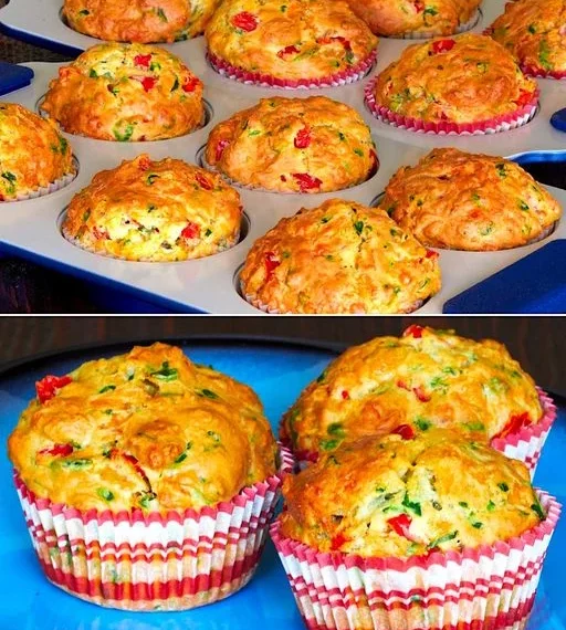 Herzhafte Gemüse-Muffins: zu lecker, um sie nicht zu probieren!