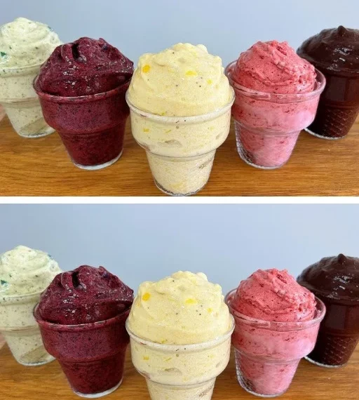 Zuckerfreies Eis! Ohne Milchcreme ohne Milch! Nur 2 Zutaten! In 1 Minute