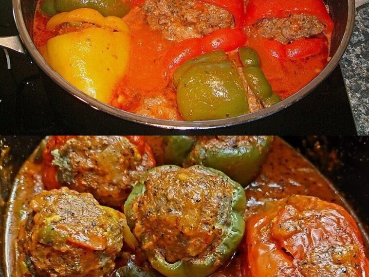 Gefüllte Paprika nach Uroma Susanne