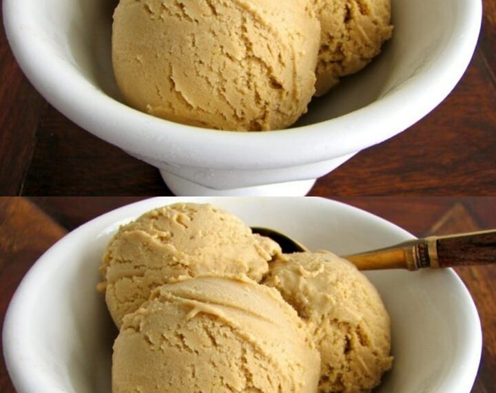 Selbstgemachtes Kaffeeeis aus nur 3 Zutaten und ohne Eier