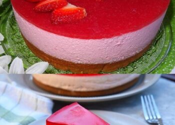 Super Fruchtige sommerliche Torte für viele Gelegenheiten: Erdbeermousse Torte