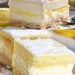 Zitronen Mascarpone-Schnitten
