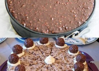 In 20 Minuten fertig und ohne Backen, Ferrero Rocher Torte