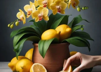 Der Zitronensaft-Trick, um sich zu erholen und Orchideen zum Blühen zu bringen