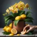 Der Zitronensaft-Trick, um sich zu erholen und Orchideen zum Blühen zu bringen