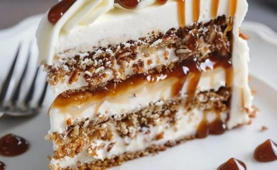 Hausgemachter Karamell-Crunch-Kuchen