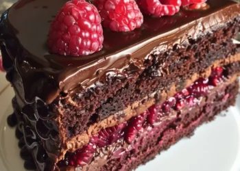 Himbeer-Schokoladen-Genusskuchen