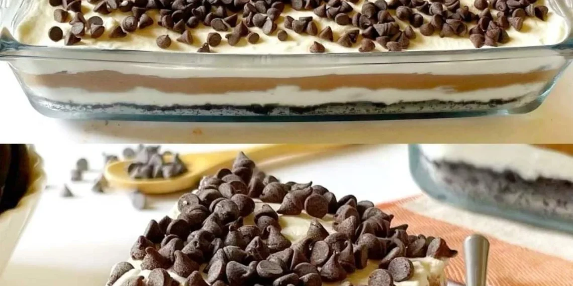 Schokoladenlasagne: das Rezept für ein köstliches Schichtdessert ohne Kochen