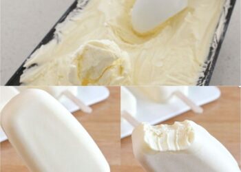 Cremiges Milcheis: Ein Löffel voller einfacher Freude