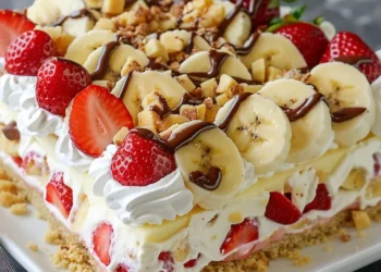 Leichte Bananensplit-Torte ohne Backen