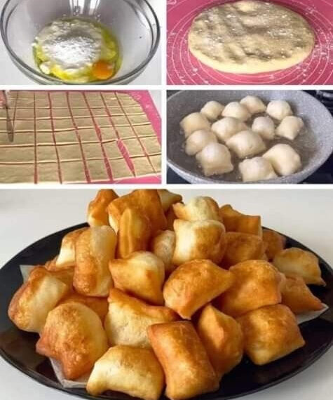 SCHNELLE UND EINFACHE KLEINE PUFFER OHNE Hefe, DIE KEIN ÖL AUFNEHMEN