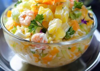 Erfrischender Hawaii-Salat für den Sommer