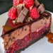 Herrlicher Schokoladen-Himbeer-Käsekuchen