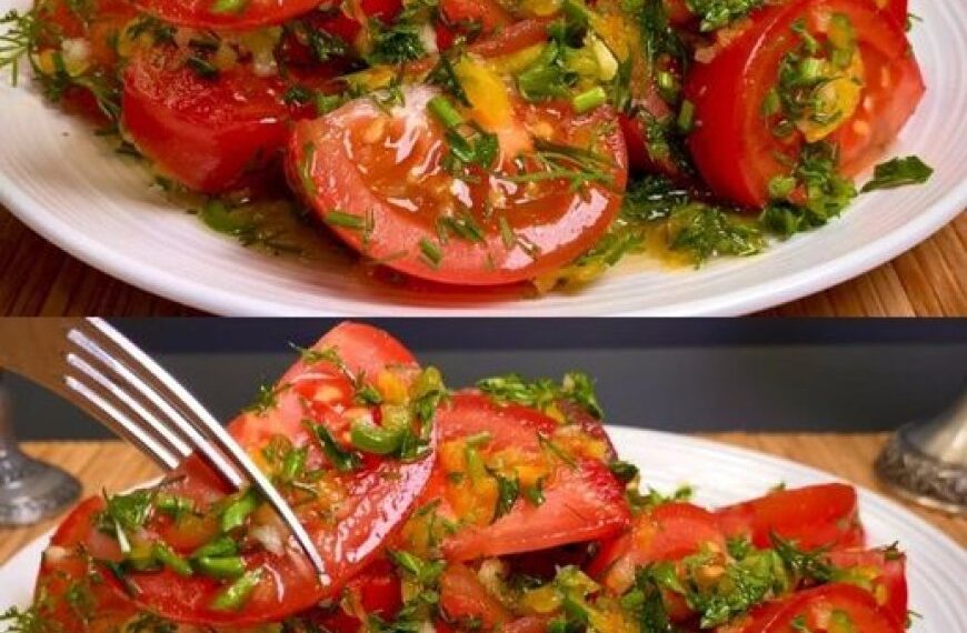 Italienischer Tomatensalat mit Knoblauch - Welt Rezept