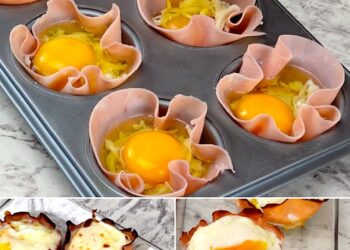 Schinken- und Eierbecher: das schnelle und leckere Vorspeisenrezept, das Sie lieben werden