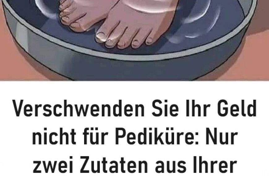 So machen Sie eine Pediküre zu Hause mit Backpulver