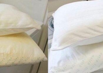 So reinigen Sie schmutzige Bettkissen, um ihnen Weiße und einen süßen Duft zu verleihen.