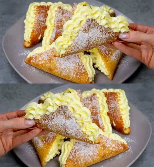 Teilchen mit 1 Packung Blätterteig und 1 Packung Pudding