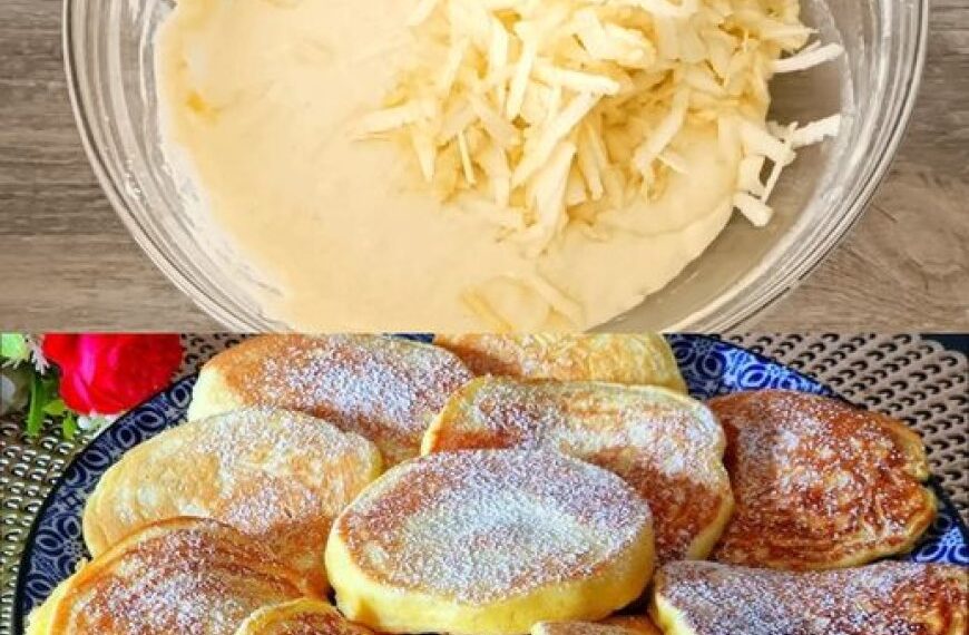 Die backe ich fast jede Woche, Omas Apfelküchle in 3 Minuten gezaubert