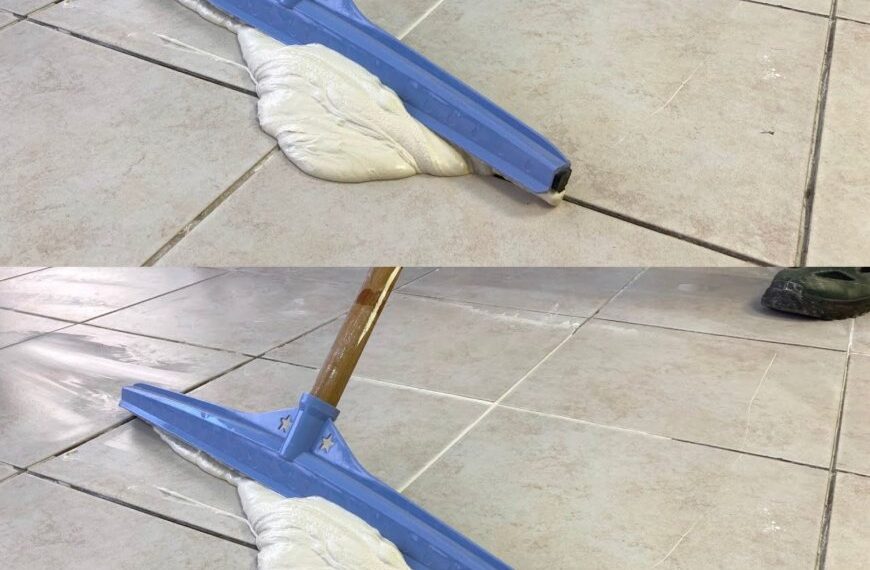 Wie reinigt und glänzt man Fliesen