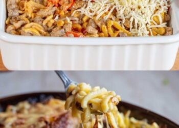 Das ist Saulecker, Gyros Spätzle Auflauf in 5 MInuten im Ofen