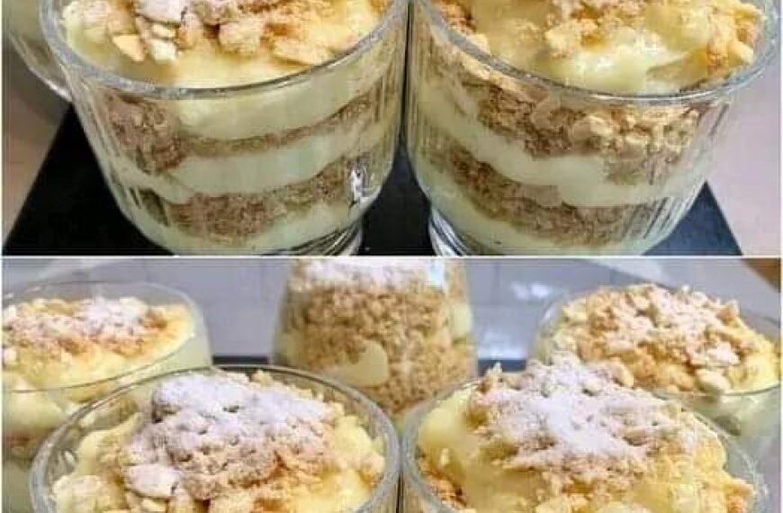 Wenn ich faul bin, mache ich immer dieses Dessert. „Napoleon im Glas“: Sie müssen sich nur die Finger lecken. In 2 Minuten gegessen
