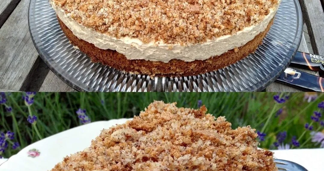 Die ist Suchtgefährlich, Espresso Nusstorte mit Kirschen