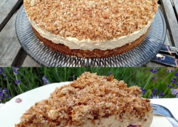 Die ist Suchtgefährlich, Espresso Nusstorte mit Kirschen