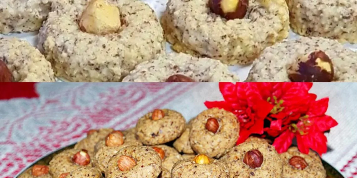 Fantastische Nussmakronen mit 3 Zutaten die im Mund Zerfallen!