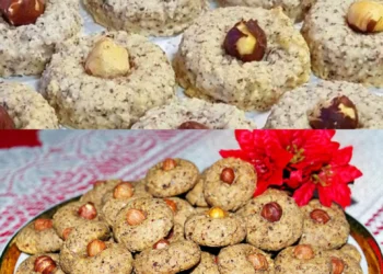 Fantastische Nussmakronen mit 3 Zutaten die im Mund Zerfallen!