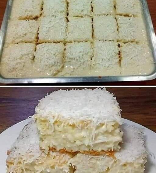 Gekühlter Kokoskuchen (Bolo Gelado de Coco)