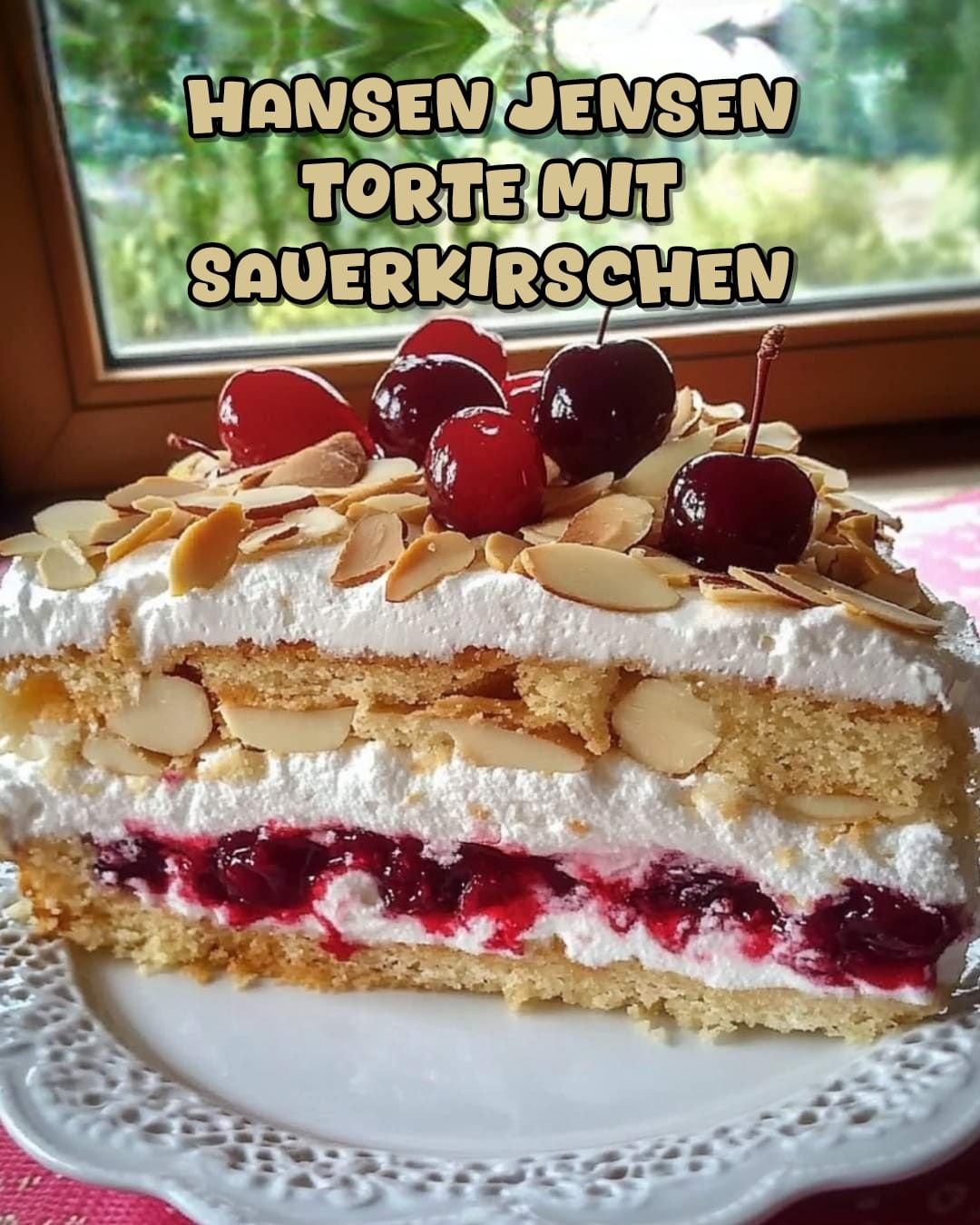 Hansen-Jensen-Torte mit Sauerkirschen – Ein fruchtig-knuspriger Genuss ...