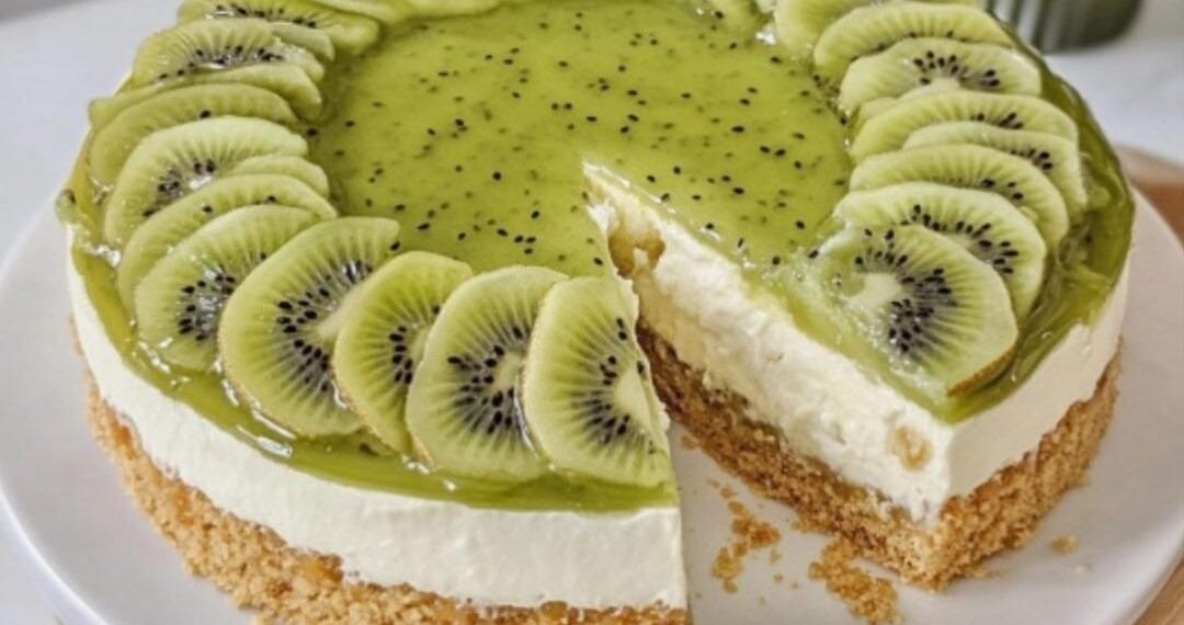 Kiwi-Torte ohne Backen – Ein erfrischender Genuss für jede Gelegenheit