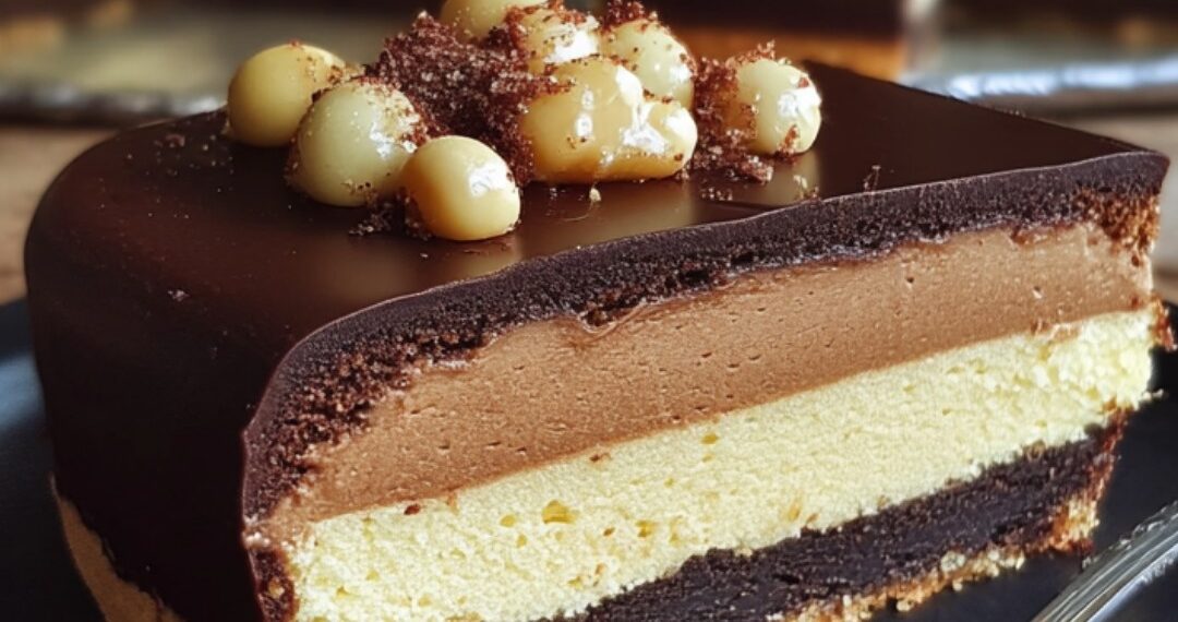 Mozart-Käsekuchen mit Marzipan, Nougat und Schokolade – Ein Genuss für Naschkatzen