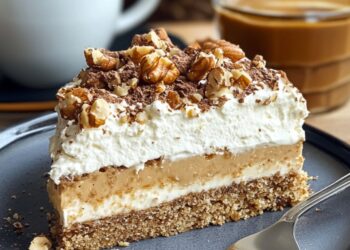 Schwedische Nusstorte mit Kaffeecreme – Nussig, cremig und unwiderstehlich!