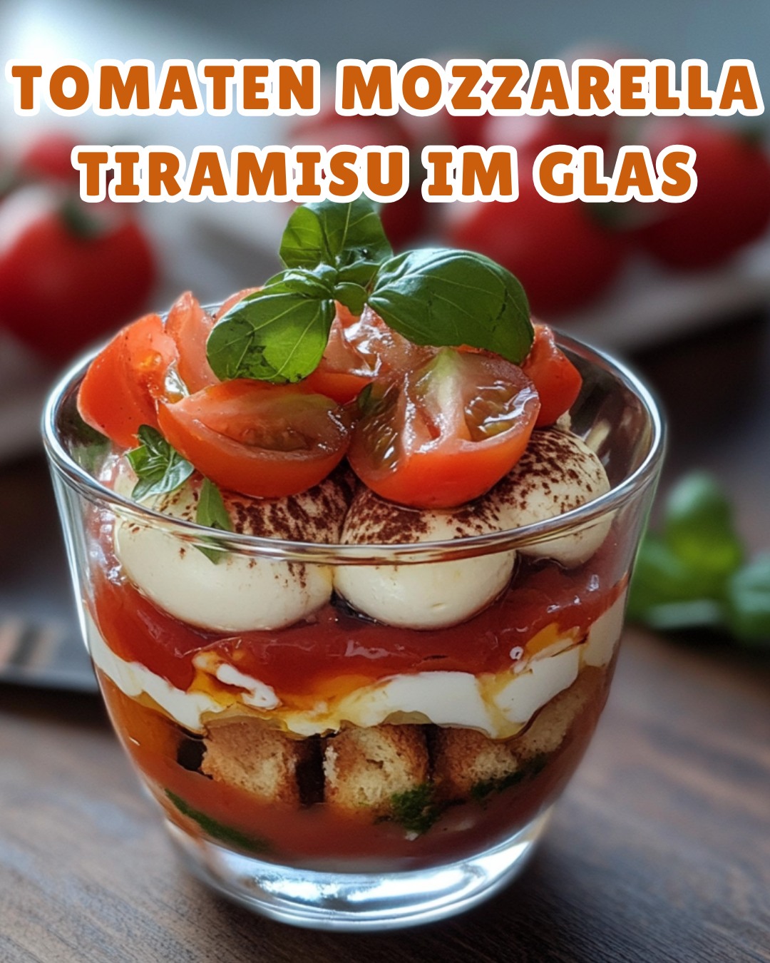 Tomaten-Mozzarella-Tiramisu im Glas – Mediterran &amp; Erfrischend - Welt ...