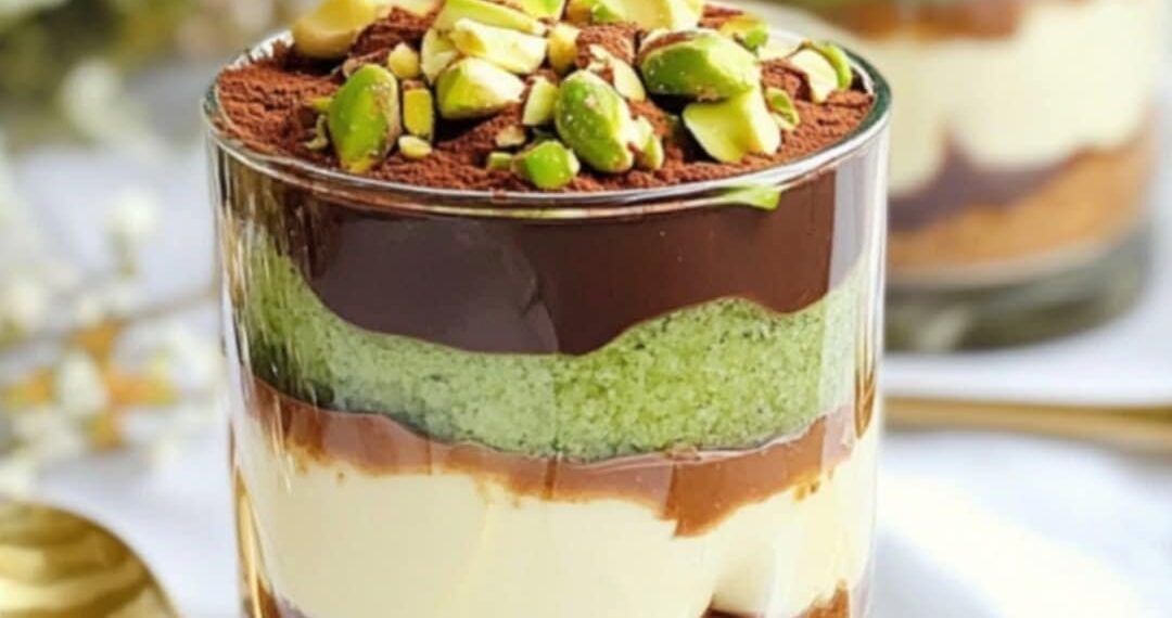 Dubai Schokoladen Tiramisu im Glas – Orientalischer Genuss