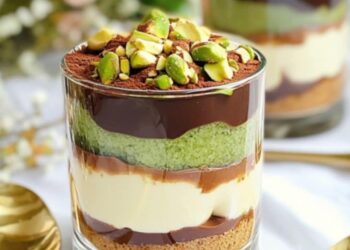 Dubai Schokoladen Tiramisu im Glas – Orientalischer Genuss