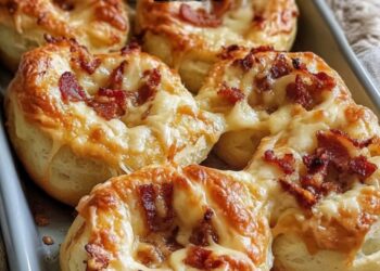 Blätterteig-Kringel mit Schinken & Käse – Herzhaft & Knusprig!