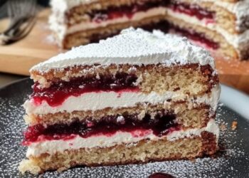 Fruchtige Zimt-Kirsch-Torte