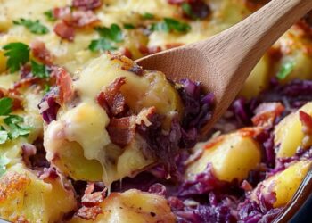 Knödel-Rotkohl-Auflauf – Winterlicher Genuss!