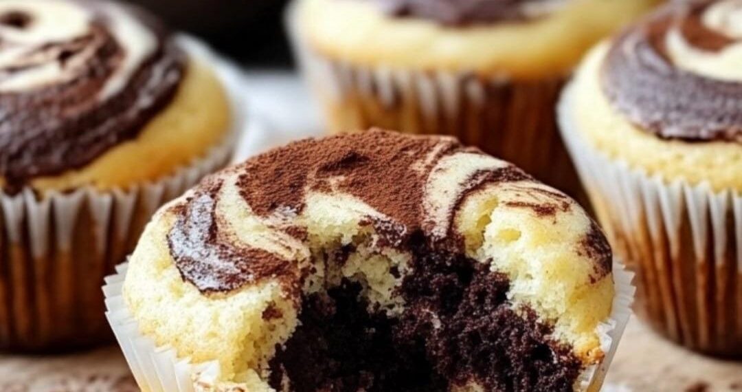 Marmormuffins mit Joghurt: Fluffig & Saftig!