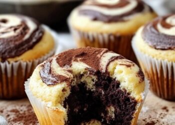 Marmormuffins mit Joghurt: Fluffig & Saftig!