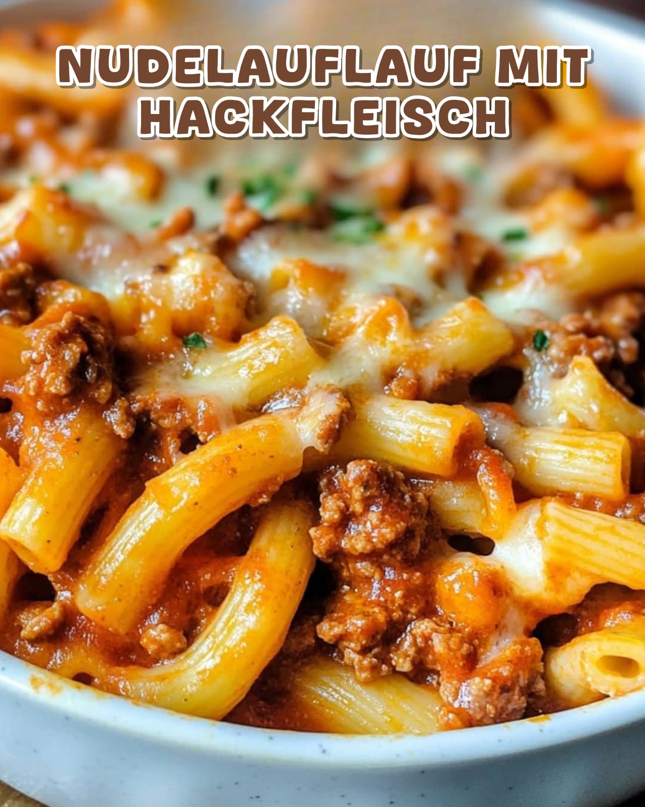 Nudelauflauf mit Hackfleisch – Einfach, herzhaft, unwiderstehlich ...