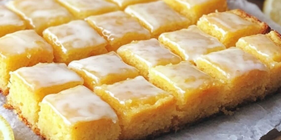 Zitronen-Brownies