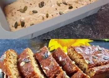 1 Tasse Haferflocken und 2 Äpfel. Kein Zucker, kein Mehl